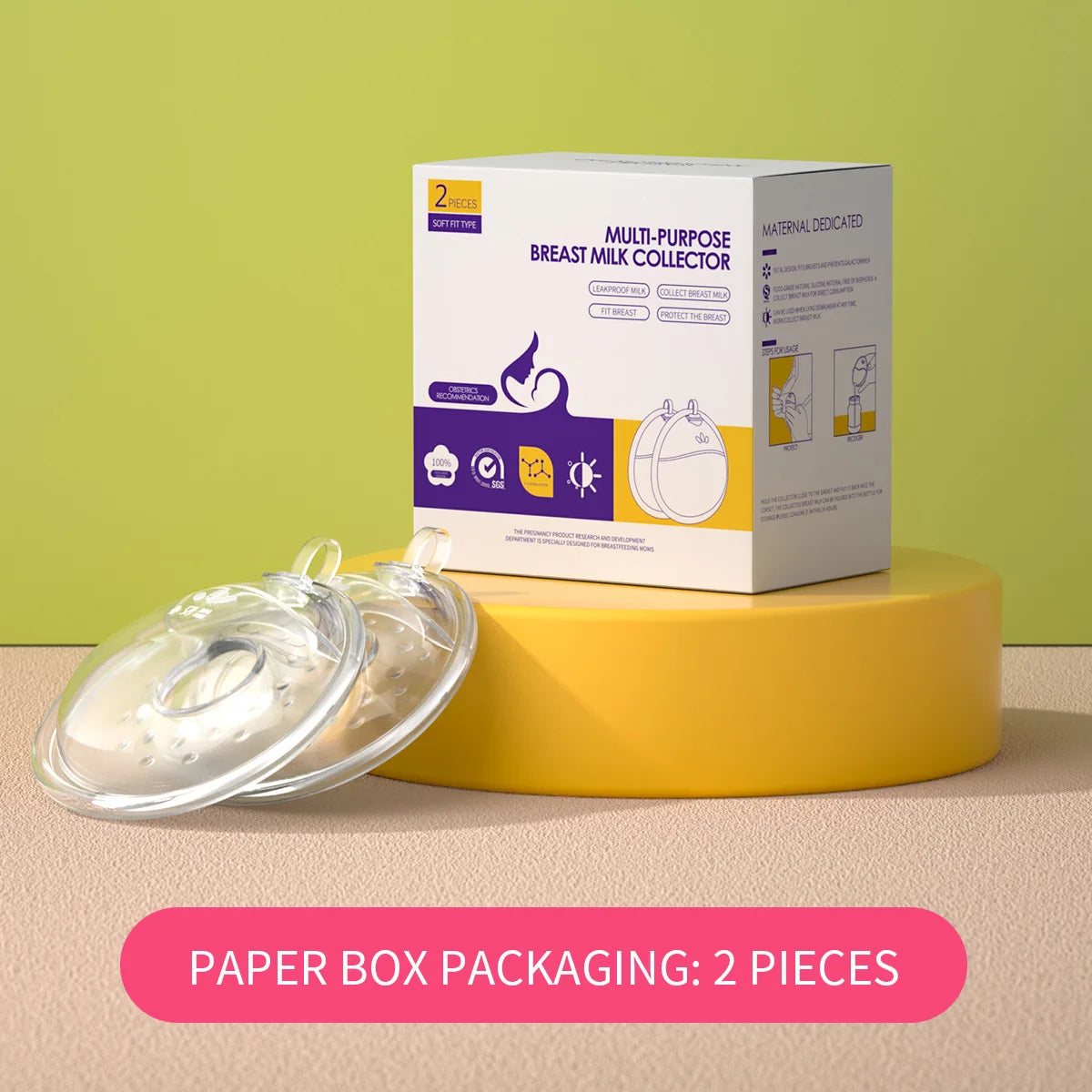 Wearable Silicone Breast Milk Collector