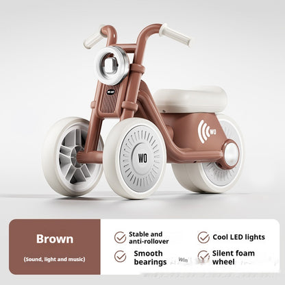 Toddlers Sliding Balance Bike with 3 wheels