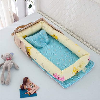 Foldable & Lightweight Baby Crib (Portable Cotton Crib for Newborn)