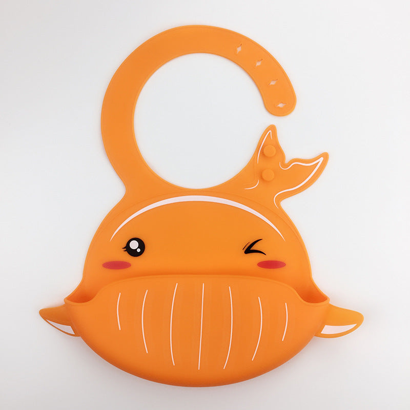 Silicone Adjustable Feeding Bib (BPA Free)