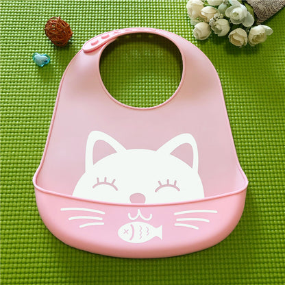 Silicone Adjustable Feeding Bib (BPA Free)