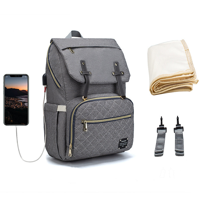 Multifunctional Diaper Bag (Portable & Backpack Style)