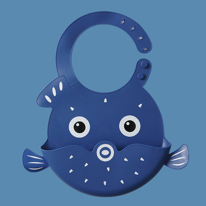 Silicone Adjustable Feeding Bib (BPA Free)