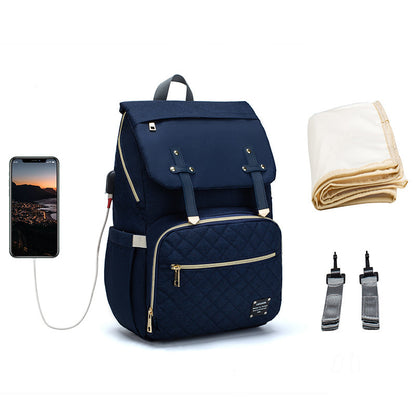 Multifunctional Diaper Bag (Portable & Backpack Style)