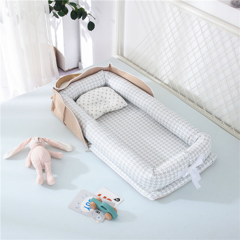 Foldable & Lightweight Baby Crib (Portable Cotton Crib for Newborn)