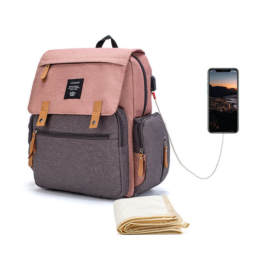 Multifunctional Diaper Bag (Portable & Backpack Style)