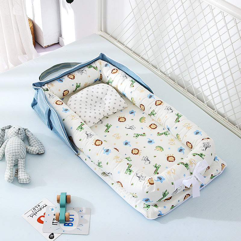 Foldable & Lightweight Baby Crib (Portable Cotton Crib for Newborn)