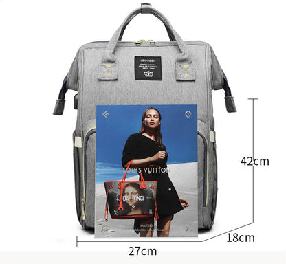 Multifunctional Diaper Bag (Portable & Backpack Style)