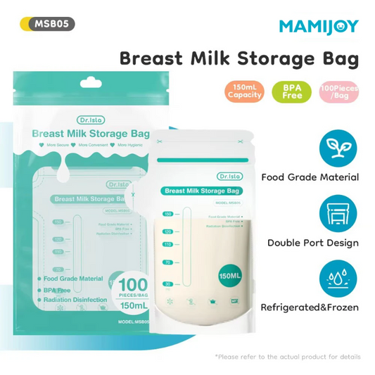 100Pcs Disposable Breast Milk Storage Bag (150ml)