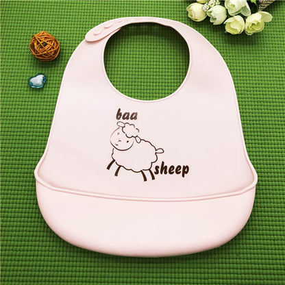 Silicone Adjustable Feeding Bib (BPA Free)