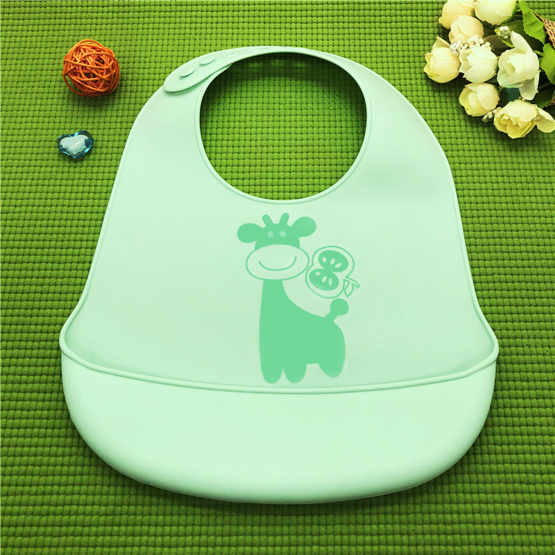 Silicone Adjustable Feeding Bib (BPA Free)