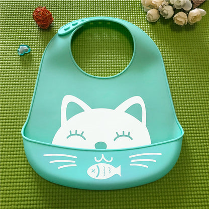 Silicone Adjustable Feeding Bib (BPA Free)