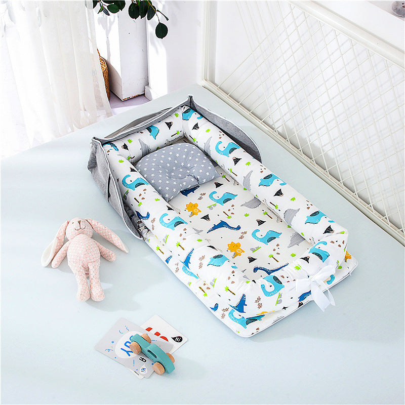 Foldable & Lightweight Baby Crib (Portable Cotton Crib for Newborn)