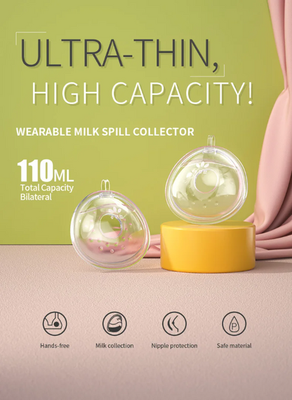 Wearable Silicone Breast Milk Collector