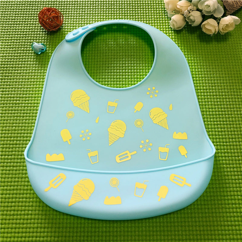 Silicone Adjustable Feeding Bib (BPA Free)