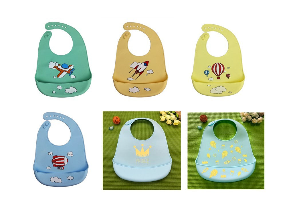 Silicone Adjustable Feeding Bib (BPA Free)