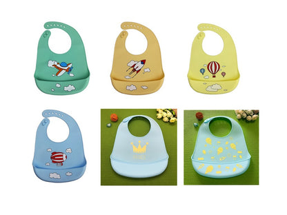 Silicone Adjustable Feeding Bib (BPA Free)