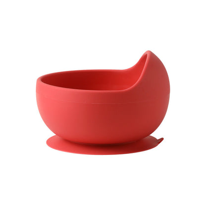 Baby Silicone Suction Bowl with Spoon & Pipe (BPA Free)
