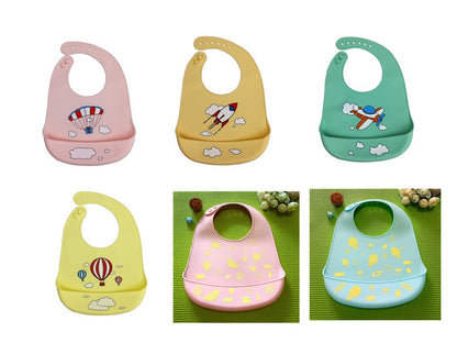 Silicone Adjustable Feeding Bib (BPA Free)