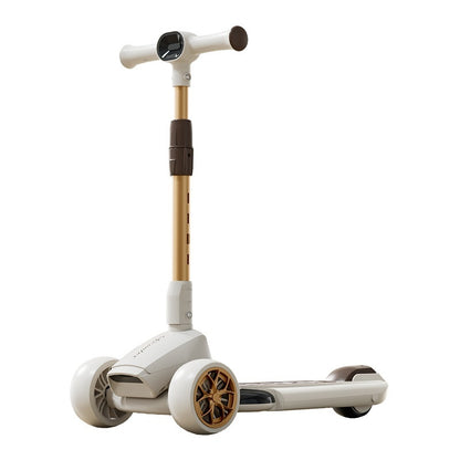 Foldable Kids’ Scooter with Music & LED Lights – 3+ Years