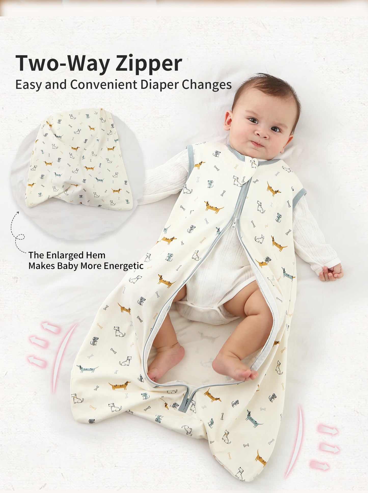 Sleeveless SleepSack Newborn to 18 Months Swaddle