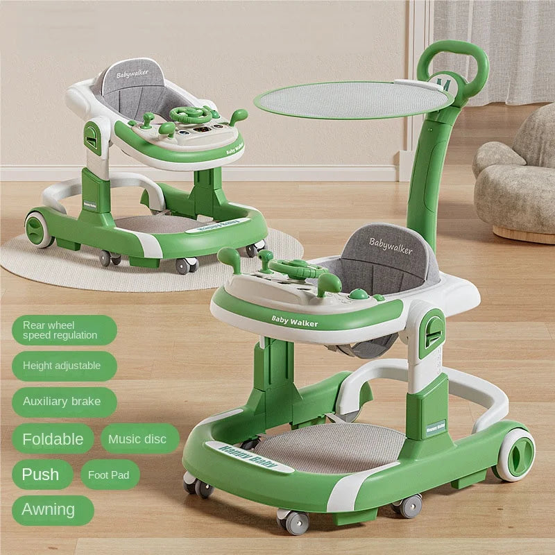 Height Adjustable & Foldable Baby Walker