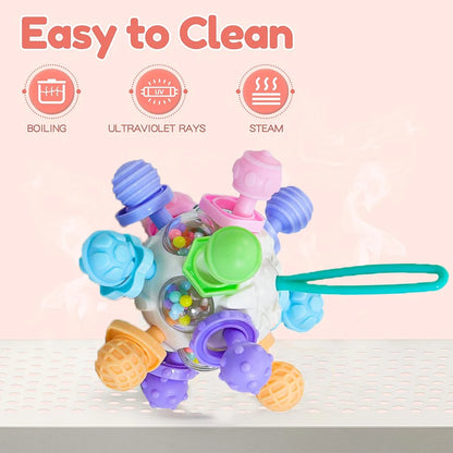Baby Sensory Rattle Teether Toys (0 to 1) Years old