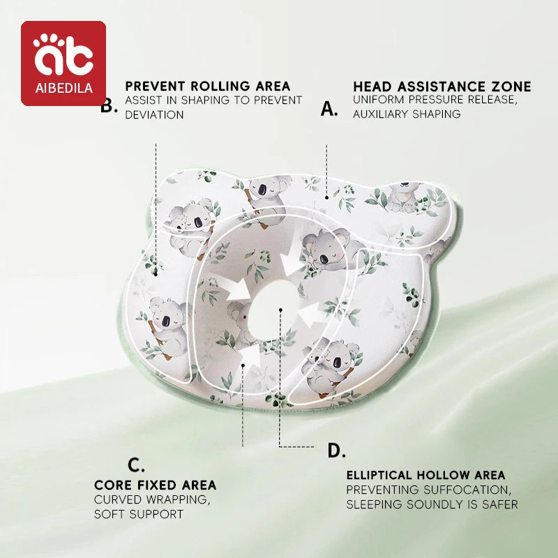 Newborn Head Shaping Bear Ears Pillows