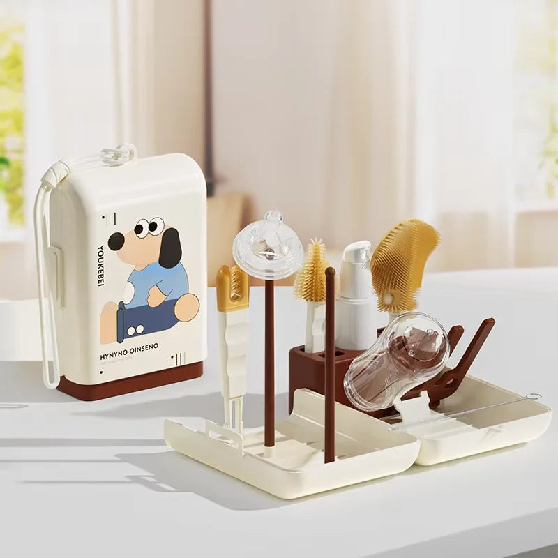 Portable Bottle Mini Brushes Box