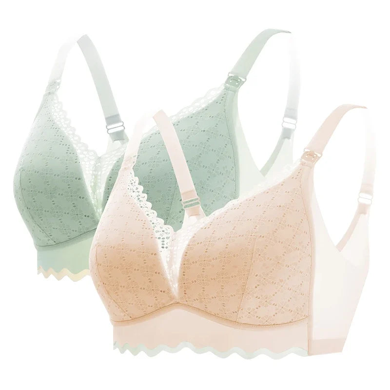 Wireless Breastfeeding Nursing Bra