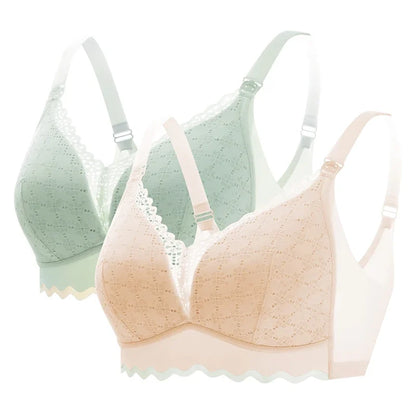 Wireless Breastfeeding Nursing Bra