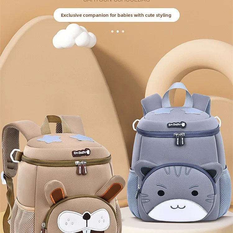 Lightweight Cartoon Backpack for Preschool Kids