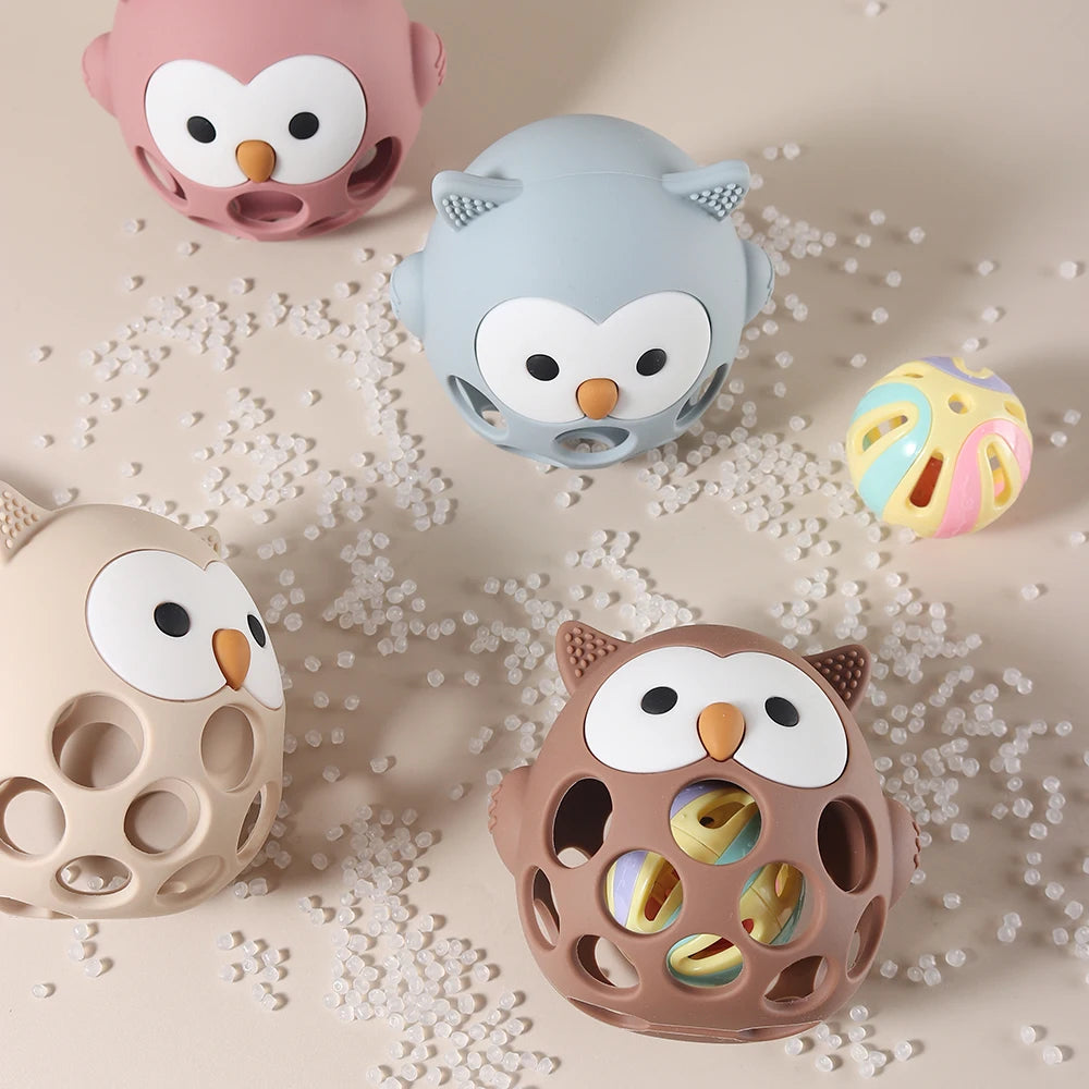 Owl Silicone Teether