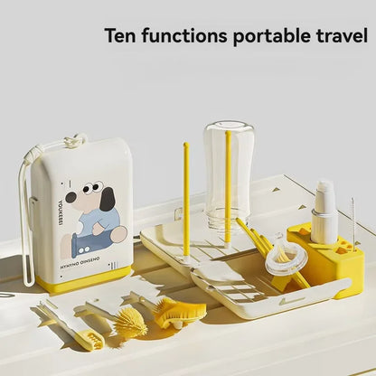 Portable Bottle Mini Brushes Box