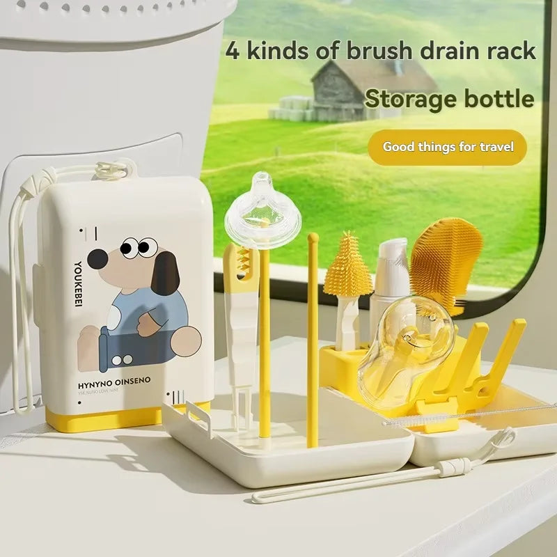 Portable Bottle Mini Brushes Box