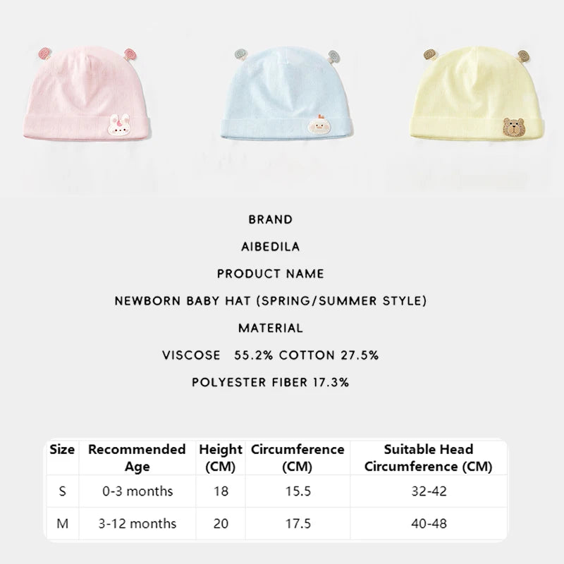 Soft Infant Beanies Caps