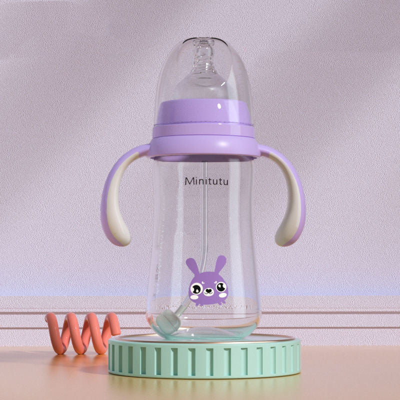 Wide-Bore Baby Feeding Bottle – Dual & Triple Function (0–6 Months)