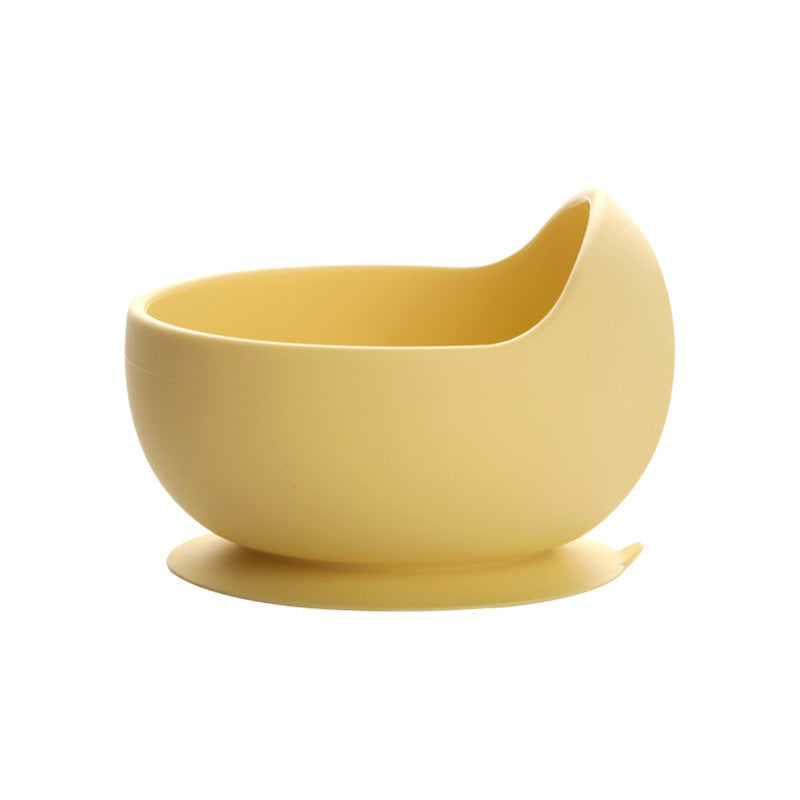 Baby Silicone Suction Bowl with Spoon & Pipe (BPA Free)