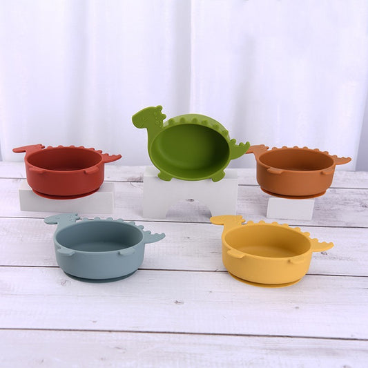 Children’s Anti-Fall Silicone Suction Bowl (BPA Free) Feeding Bowl