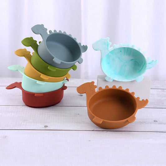 Children’s Anti-Fall Silicone Suction Bowl (BPA Free) Feeding Bowl