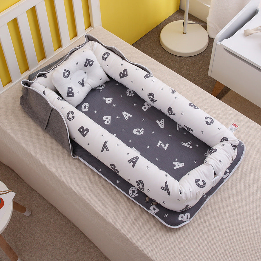 Foldable & Lightweight Baby Crib (Portable Cotton Crib for Newborn)