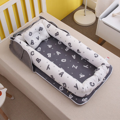 Foldable & Lightweight Baby Crib (Portable Cotton Crib for Newborn)